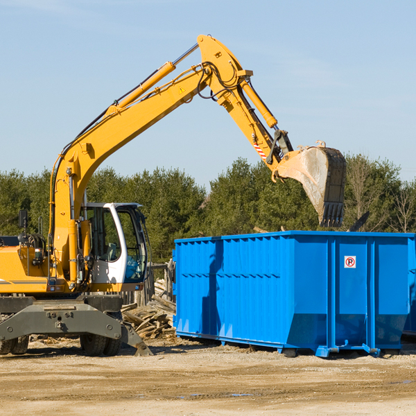 can i rent a residential dumpster for a construction project in Edmonson